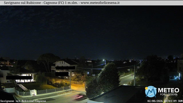 time-lapse frame, Savignano sul Rubicone webcam