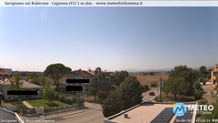 view from Savignano sul Rubicone on 2026-08-10