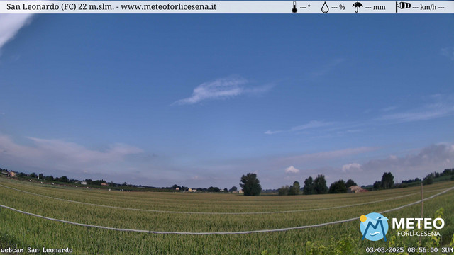 time-lapse frame, San Leonardo webcam