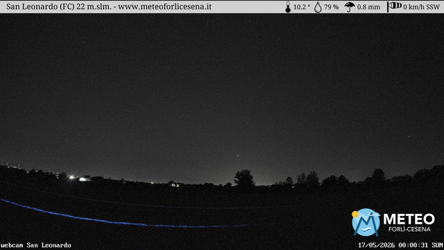 time-lapse frame, San Leonardo webcam