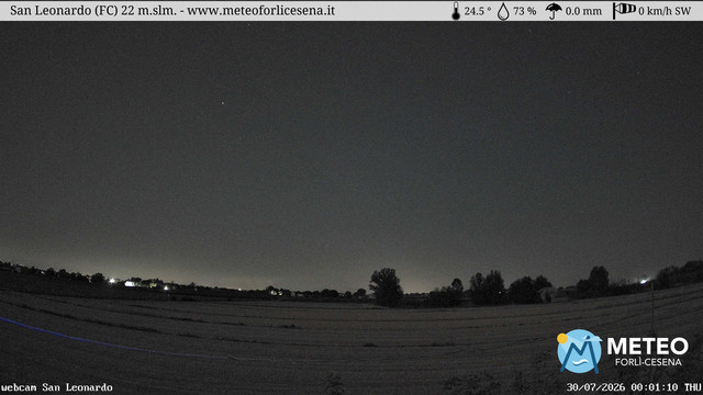 time-lapse frame, San Leonardo webcam