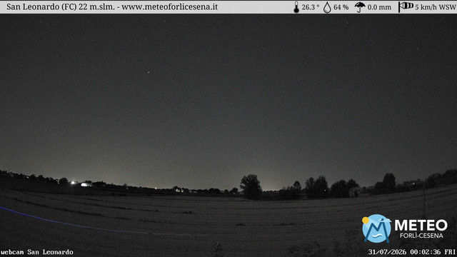 time-lapse frame, San Leonardo webcam