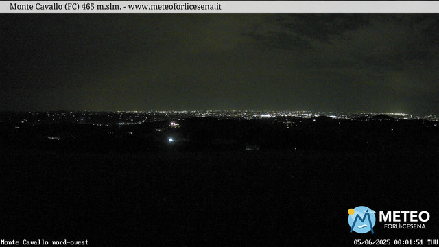 time-lapse frame, Monte Cavallo Nord webcam