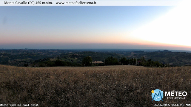 time-lapse frame, Monte Cavallo Nord webcam