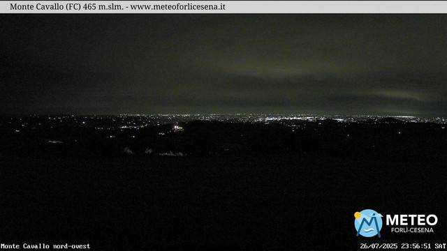 time-lapse frame, Monte Cavallo Nord webcam