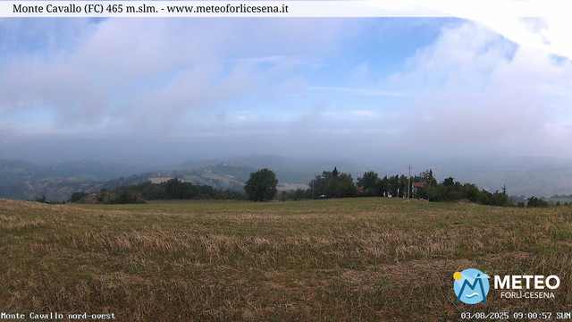 time-lapse frame, Monte Cavallo Nord webcam