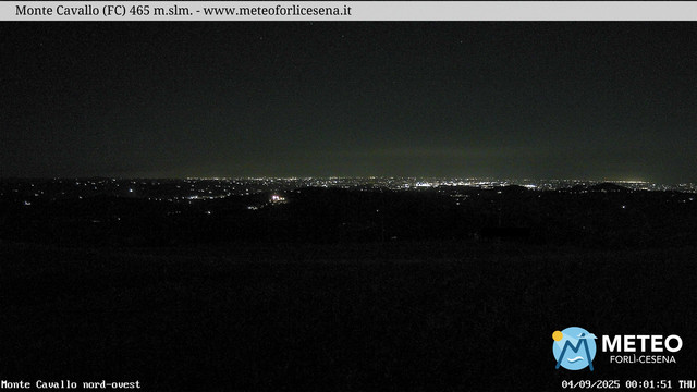 time-lapse frame, Monte Cavallo Nord webcam