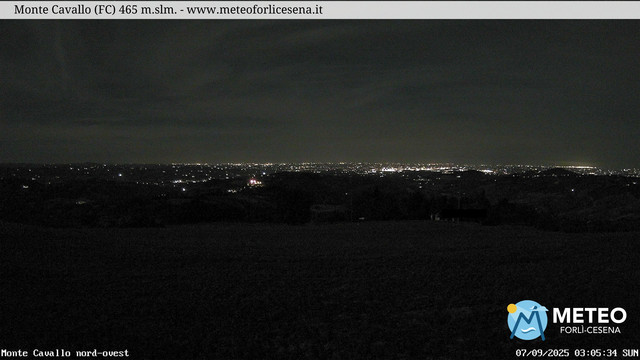 time-lapse frame, Monte Cavallo Nord webcam