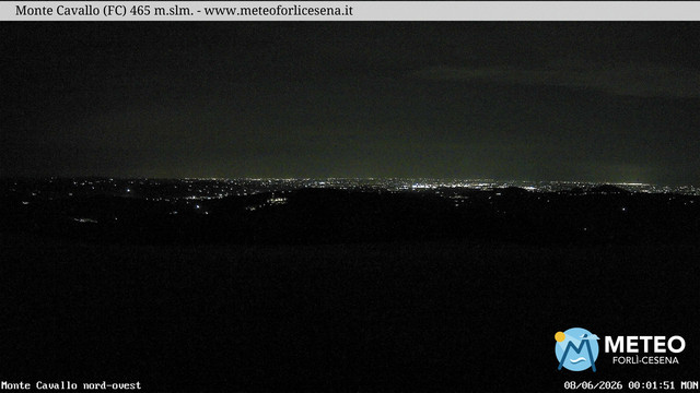 time-lapse frame, Monte Cavallo Nord webcam