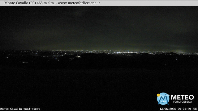 time-lapse frame, Monte Cavallo Nord webcam