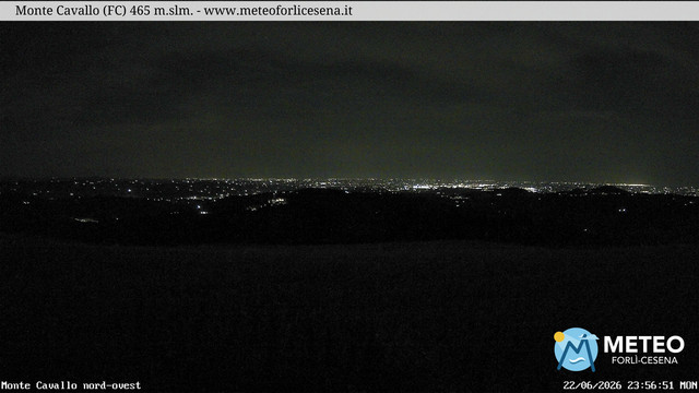 time-lapse frame, Monte Cavallo Nord webcam