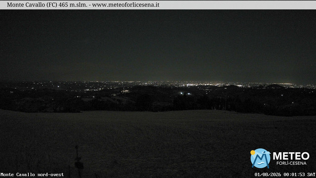 time-lapse frame, Monte Cavallo Nord webcam