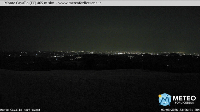 time-lapse frame, Monte Cavallo Nord webcam