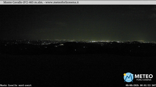 time-lapse frame, Monte Cavallo Nord webcam