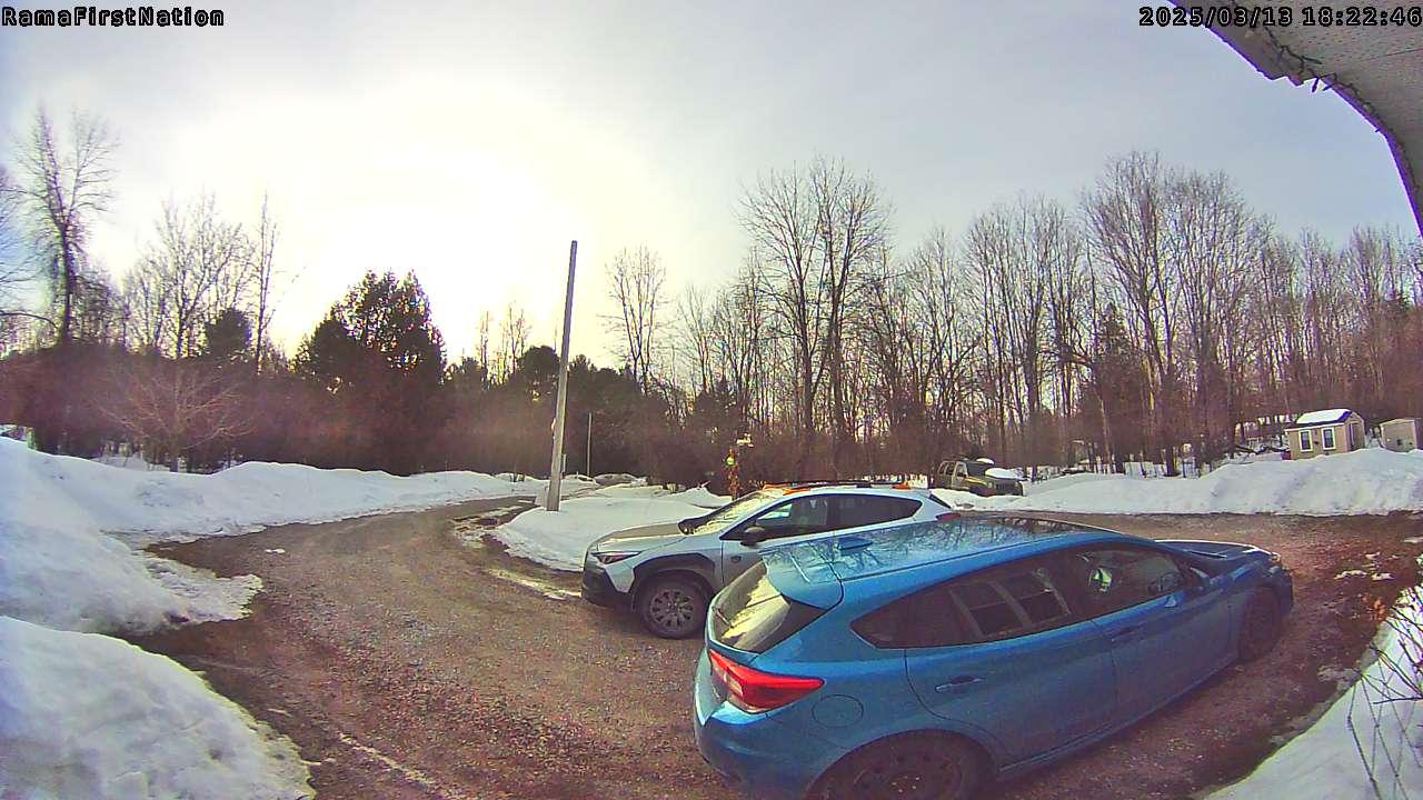 time-lapse frame, Lunar Eclipse webcam