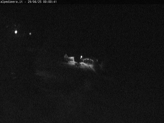 time-lapse frame, Alpe di Mera - Arrivo pista Baita e campo scuola webcam