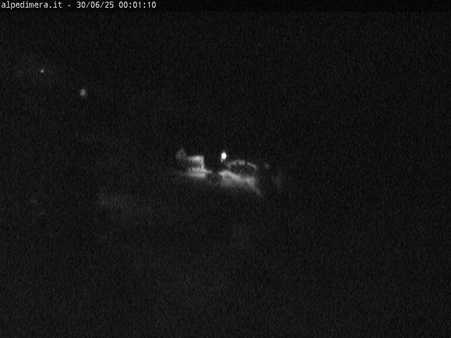 time-lapse frame, Alpe di Mera - Arrivo pista Baita e campo scuola webcam