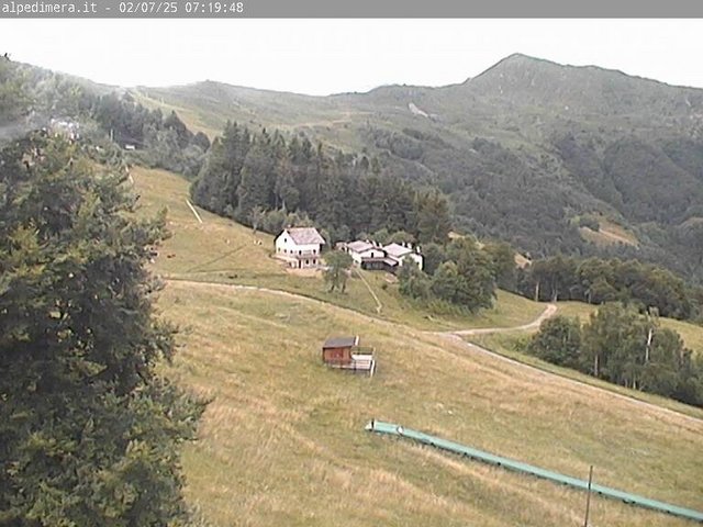 time-lapse frame, Alpe di Mera - Arrivo pista Baita e campo scuola webcam