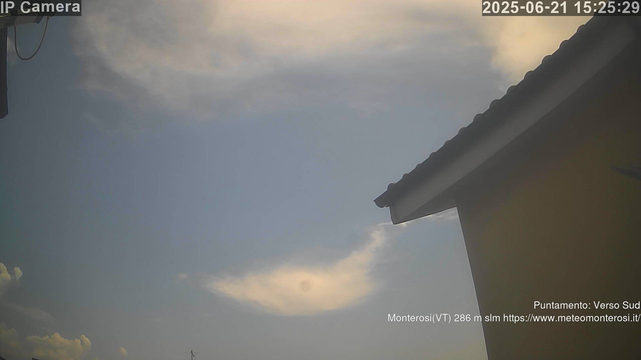 time-lapse frame, Monterosi  webcam