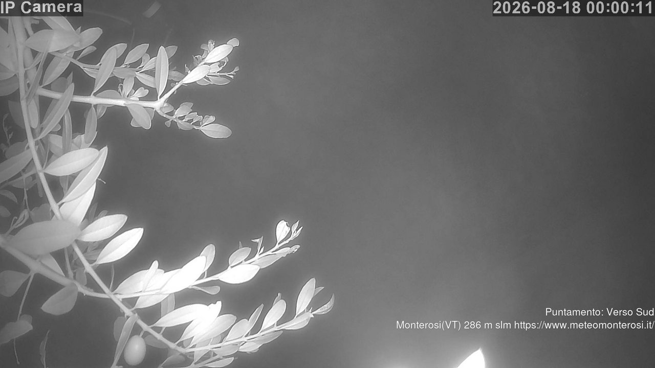 time-lapse frame, Monterosi  webcam