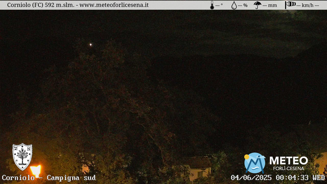 time-lapse frame, Corniolo webcam