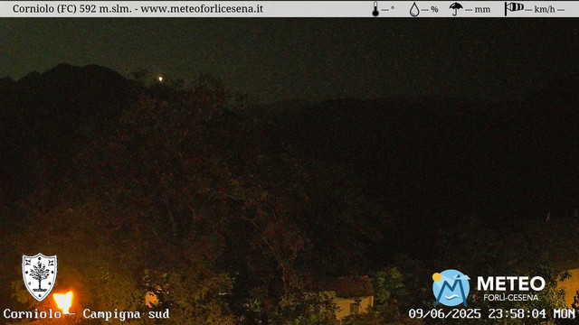 time-lapse frame, Corniolo webcam