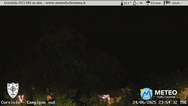time-lapse frame, Corniolo webcam