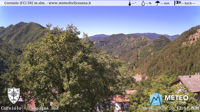 time-lapse frame, Corniolo webcam