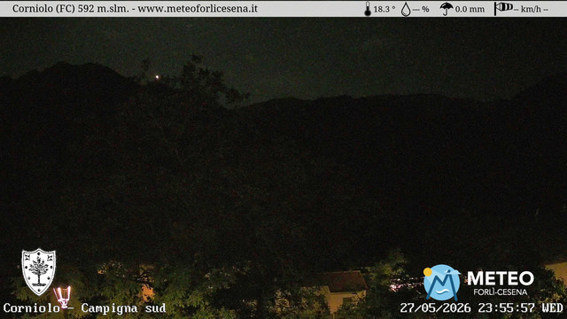 time-lapse frame, Corniolo webcam