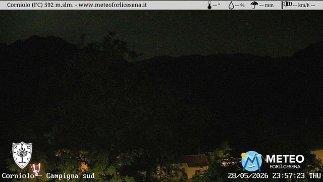 time-lapse frame, Corniolo webcam