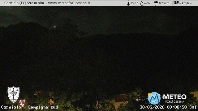 time-lapse frame, Corniolo webcam