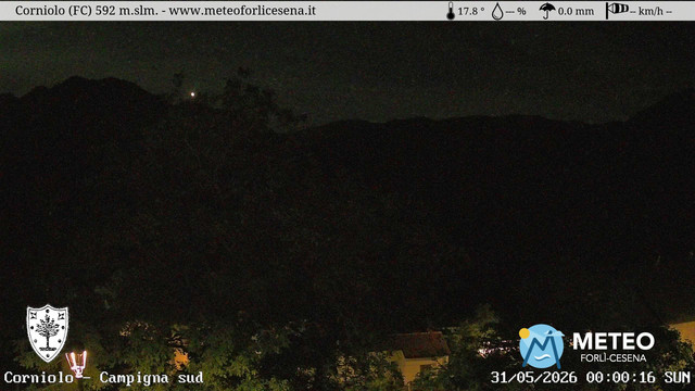 time-lapse frame, Corniolo webcam
