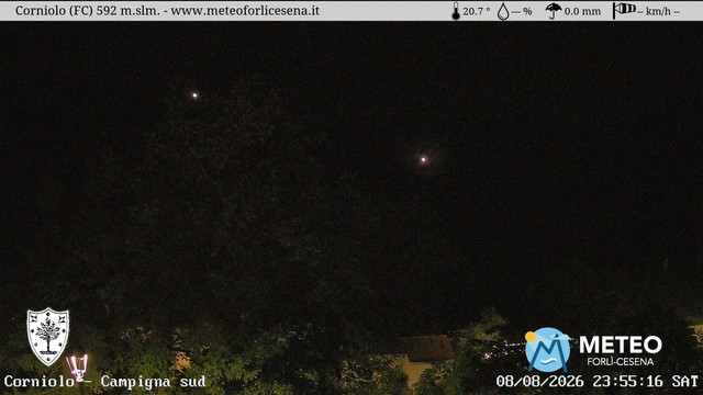 time-lapse frame, Corniolo webcam