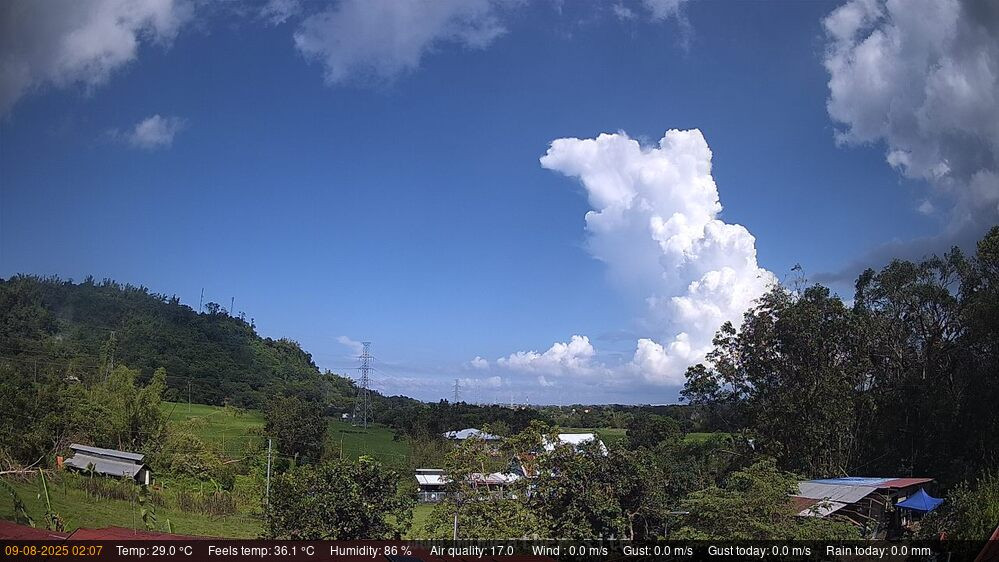 time-lapse frame, Bauang Weathercam webcam