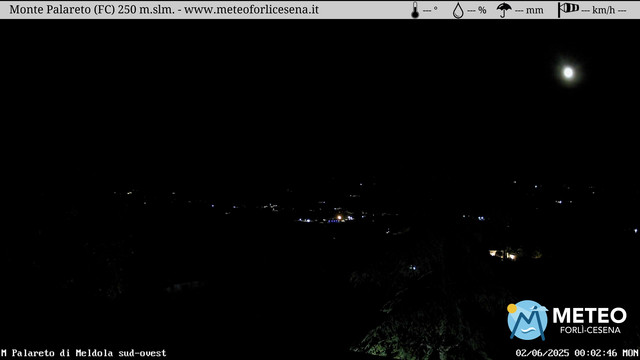 time-lapse frame, Monte Palareto webcam