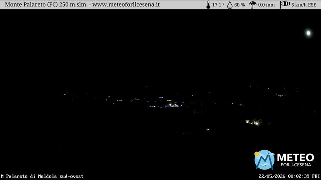 time-lapse frame, Monte Palareto webcam