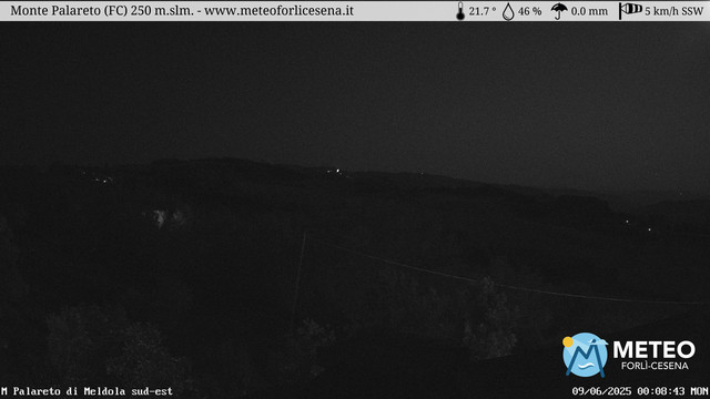 time-lapse frame, Monte Palareto SE webcam
