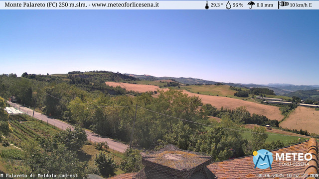 time-lapse frame, Monte Palareto SE webcam
