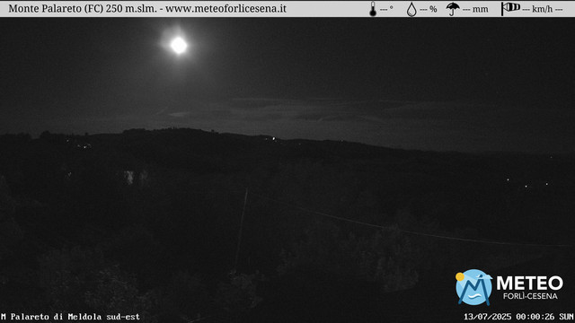 time-lapse frame, Monte Palareto SE webcam