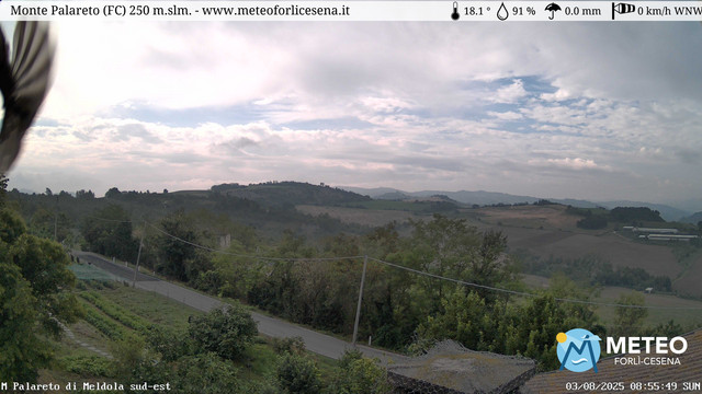 time-lapse frame, Monte Palareto SE webcam