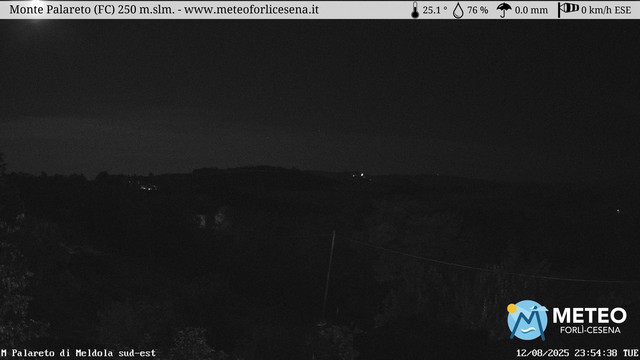 time-lapse frame, Monte Palareto SE webcam