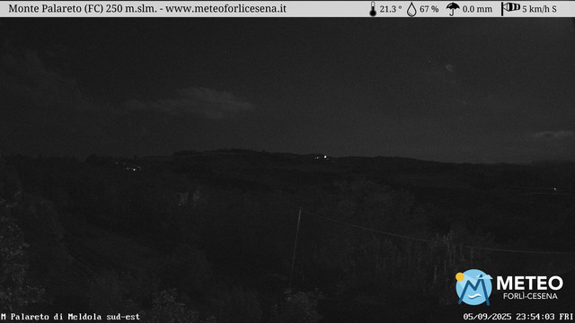 time-lapse frame, Monte Palareto SE webcam