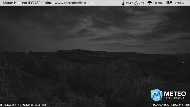 time-lapse frame, Monte Palareto SE webcam