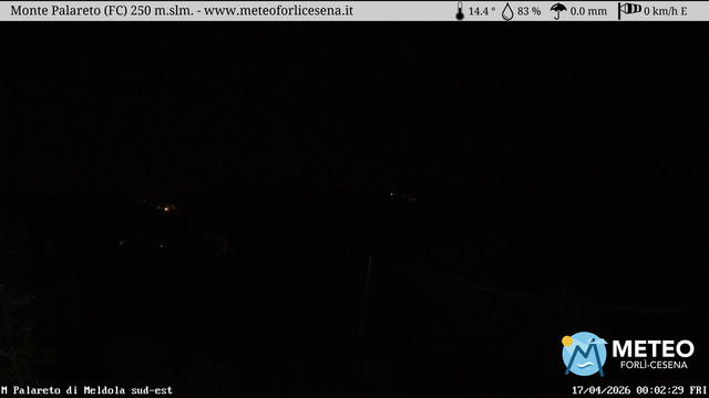 time-lapse frame, Monte Palareto SE webcam