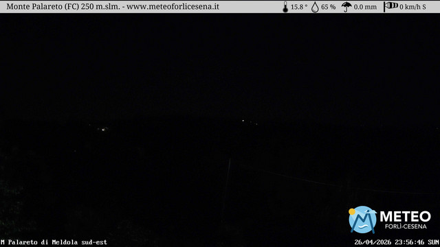 time-lapse frame, Monte Palareto SE webcam
