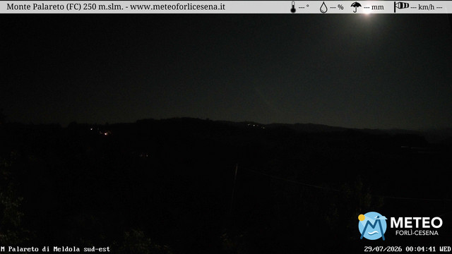 time-lapse frame, Monte Palareto SE webcam