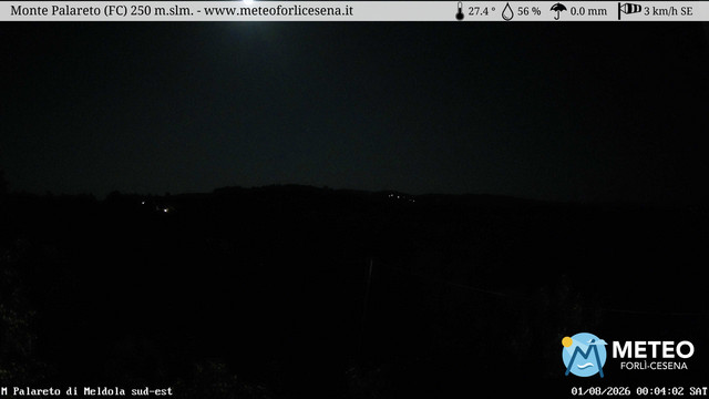 time-lapse frame, Monte Palareto SE webcam