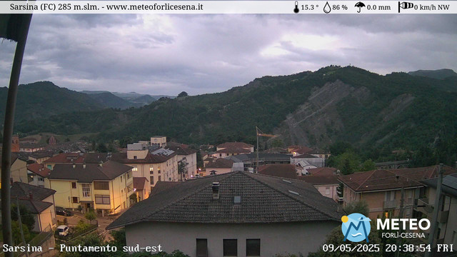 time-lapse frame, Sarsina webcam