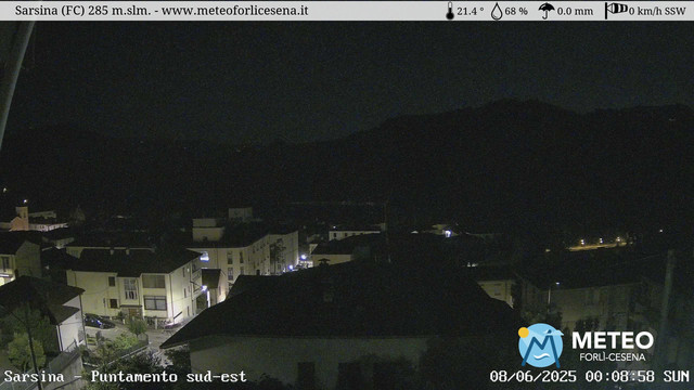 time-lapse frame, Sarsina webcam