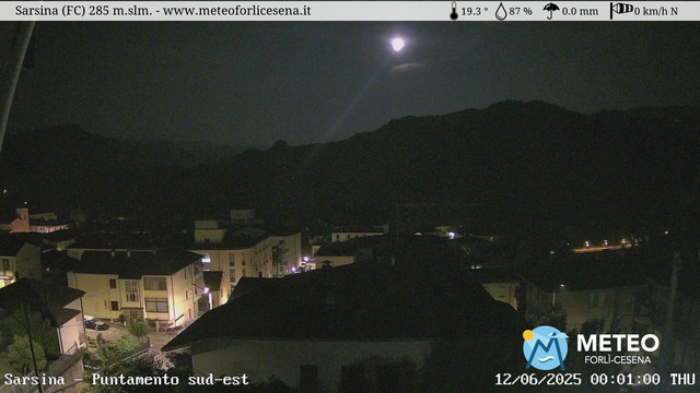 time-lapse frame, Sarsina webcam